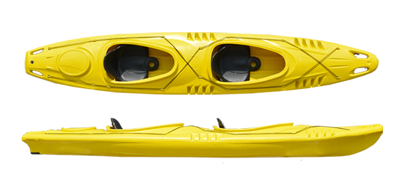 kajak-twin-zlty